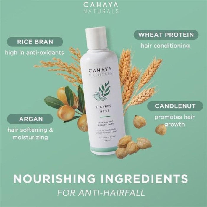 Cahaya Naturals Daily Shampoo and Conditioner 240ml 12060103 240 ml