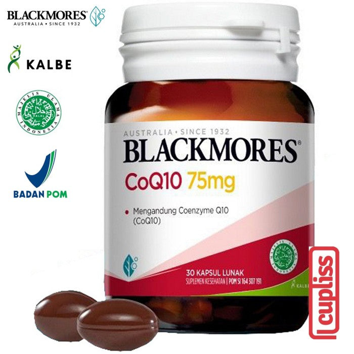 BLACKMORES Multivitamin COQ10 75mg 30 caps Jantung BPOM Kalbe