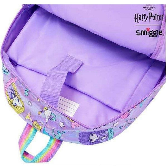 SMIGGLE Backpack Bag 449838 Harry Potter Lilac Tas Ransel Anak