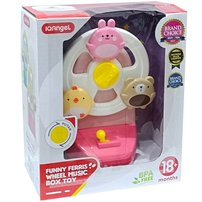 IQANGEL Funny Ferris Wheel Music Box Toys IQ8050 Mainan Musik Bayi IQ Angel