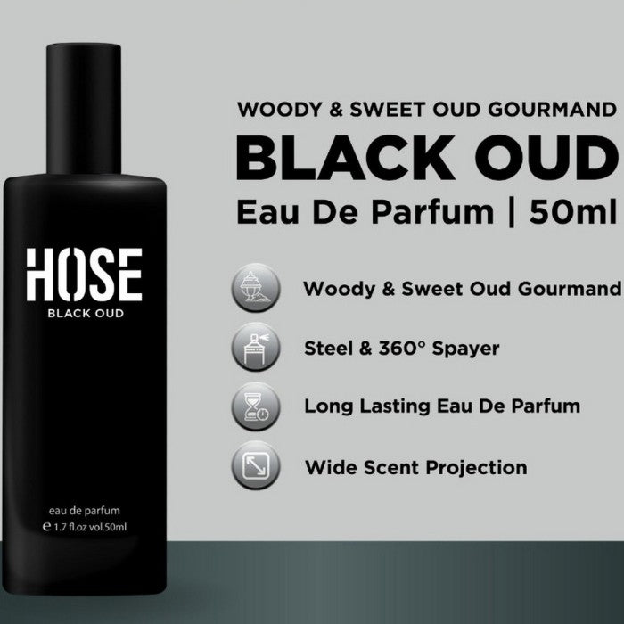 Hose EDP Black Oud 50ml Parfum Minyak Wangi