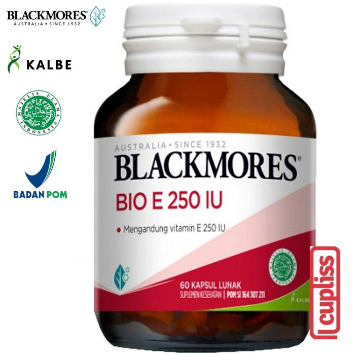 BLACKMORES Multivitamin 250 IU Bio E 250IU - 60 caps BPOM Kalbe
