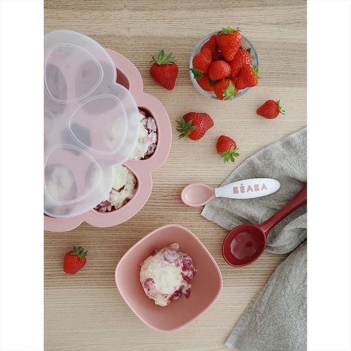 BEABA Silicone Suction Bowl 124281 Pink Tempat Makan Anak