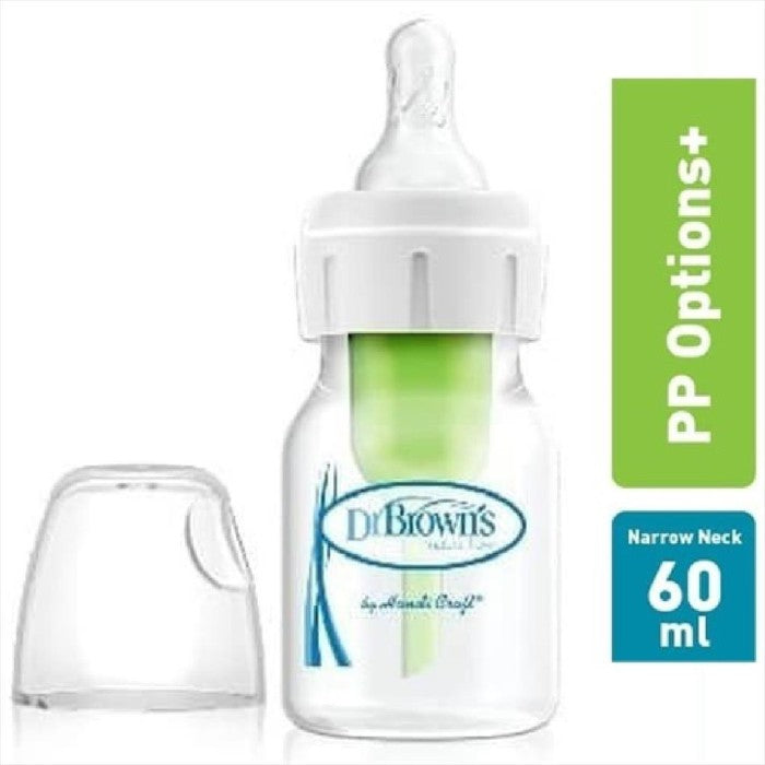 Dr Brown PP Narrow Neck 60ml Baby Bottle Botol Susu 60 ml