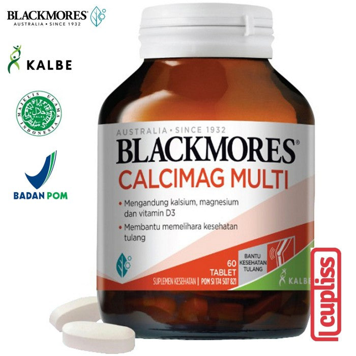 BLACKMORES Multivitamin Calcimag Multi - 60 caps BPOM Kalbe