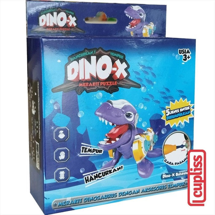 Dino x Bataviv VR704 Puzzle 5 Assortements Mainan Anak