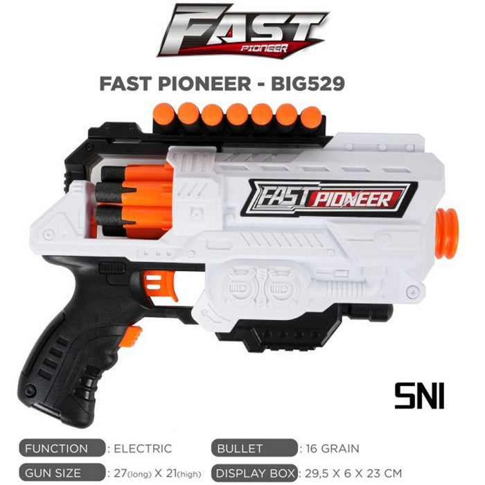 FAST Pioneer Electric Fast Elite 16 Darts Pistol Mainan