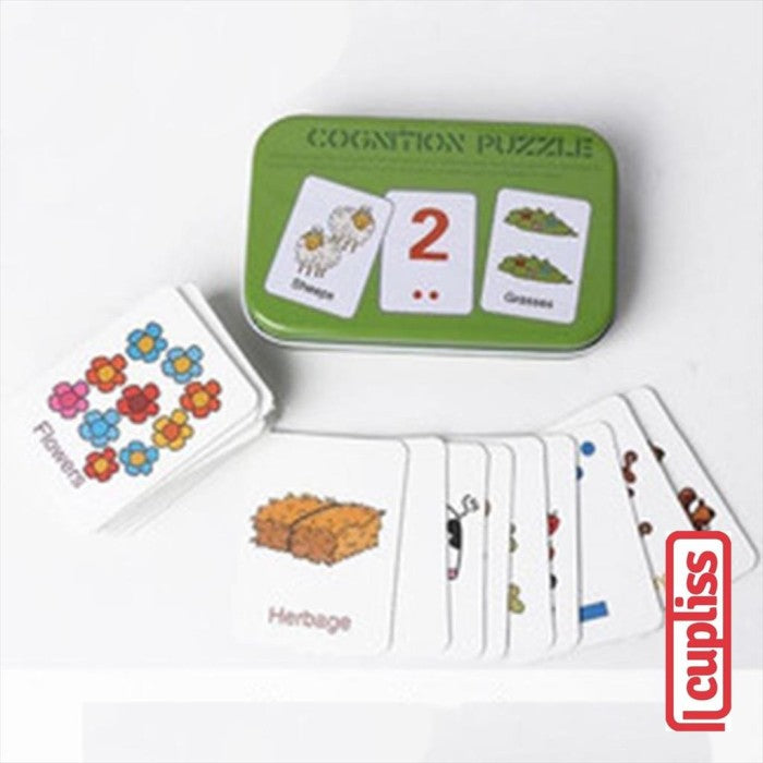 Cognition Puzzle Green Number Mainan Edukasi Anak