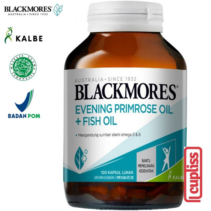BLACKMORES Multivitamin Evening Primrose Oil plus Fish Oil - 100 caps BPOM Kalbe