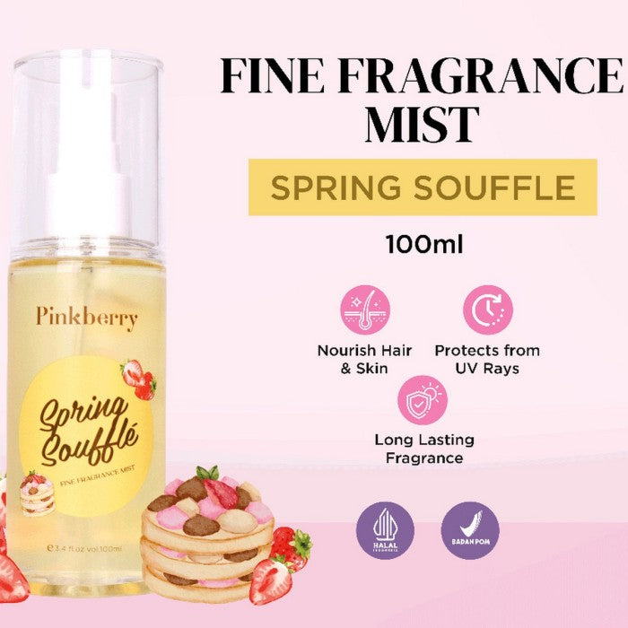 PinkBerry Fragrance Mist Spring Souffle Fine 100ml