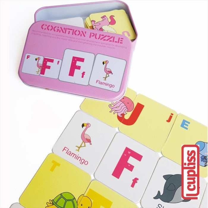 Cognition Puzzle Pink Alphabet Mainan Edukasi Anak