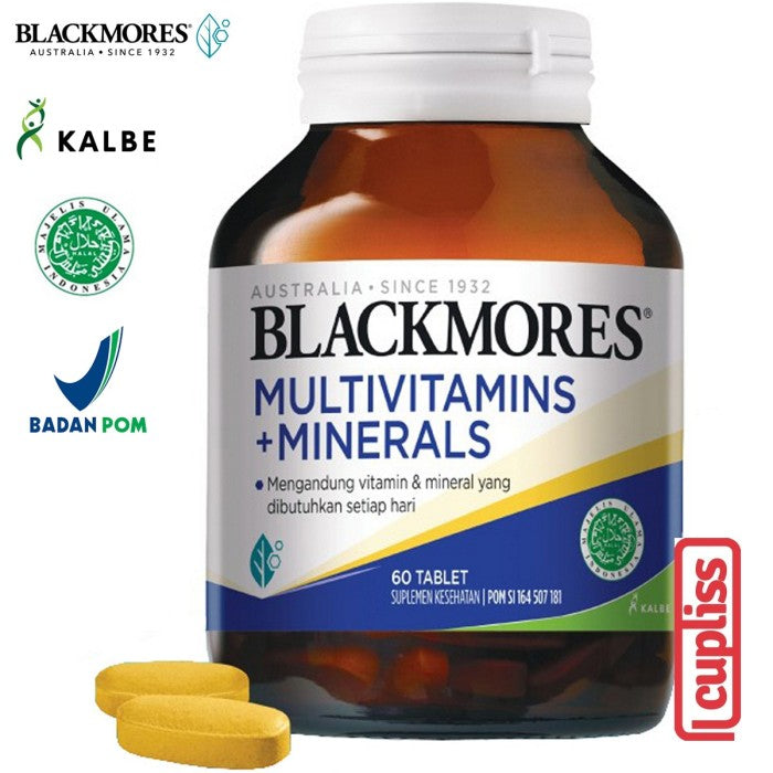 BLACKMORES Multivitamin Minerals - 60 caps BPOM Kalbe