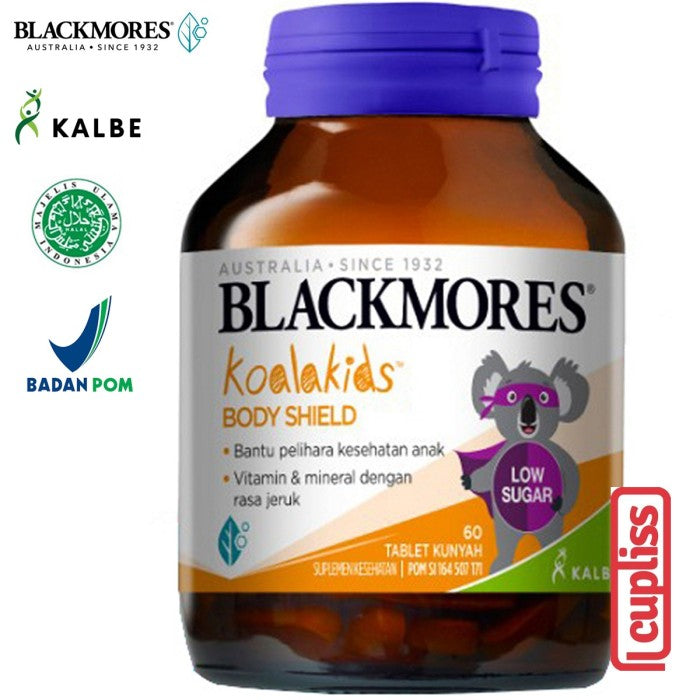 BLACKMORES Multivitamin Koalakids Body Shield Koala Kids Anak - 60 caps BPOM Kalbe
