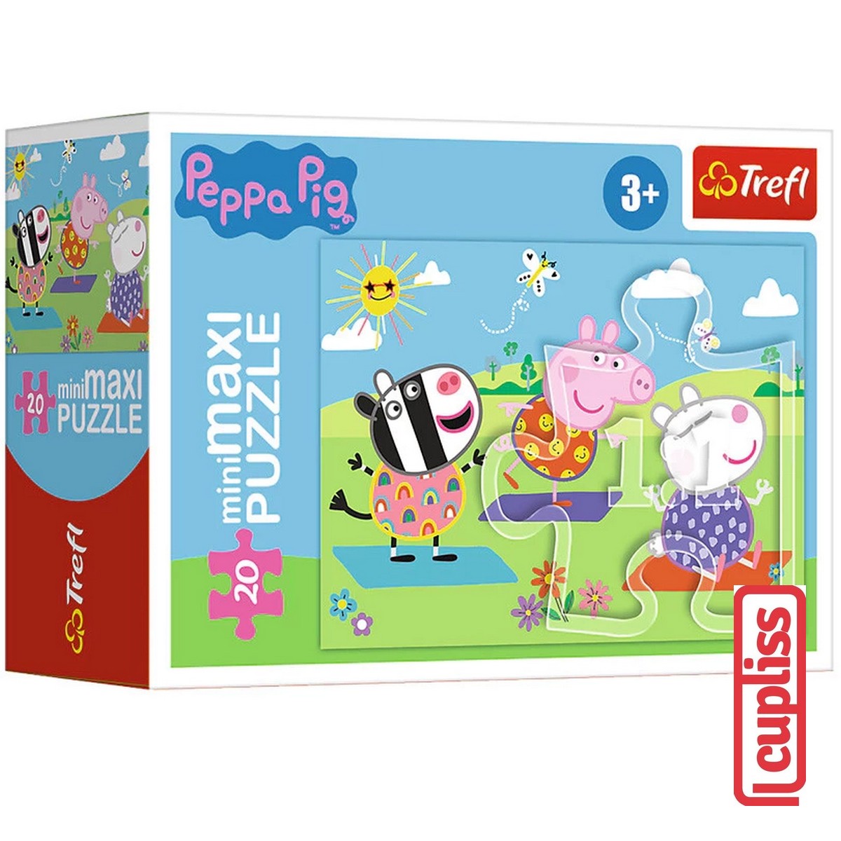 Trefl Puzzle 21124 Peppa Pig Free Day Mini Maxi 20 pcs 56033 Mainan