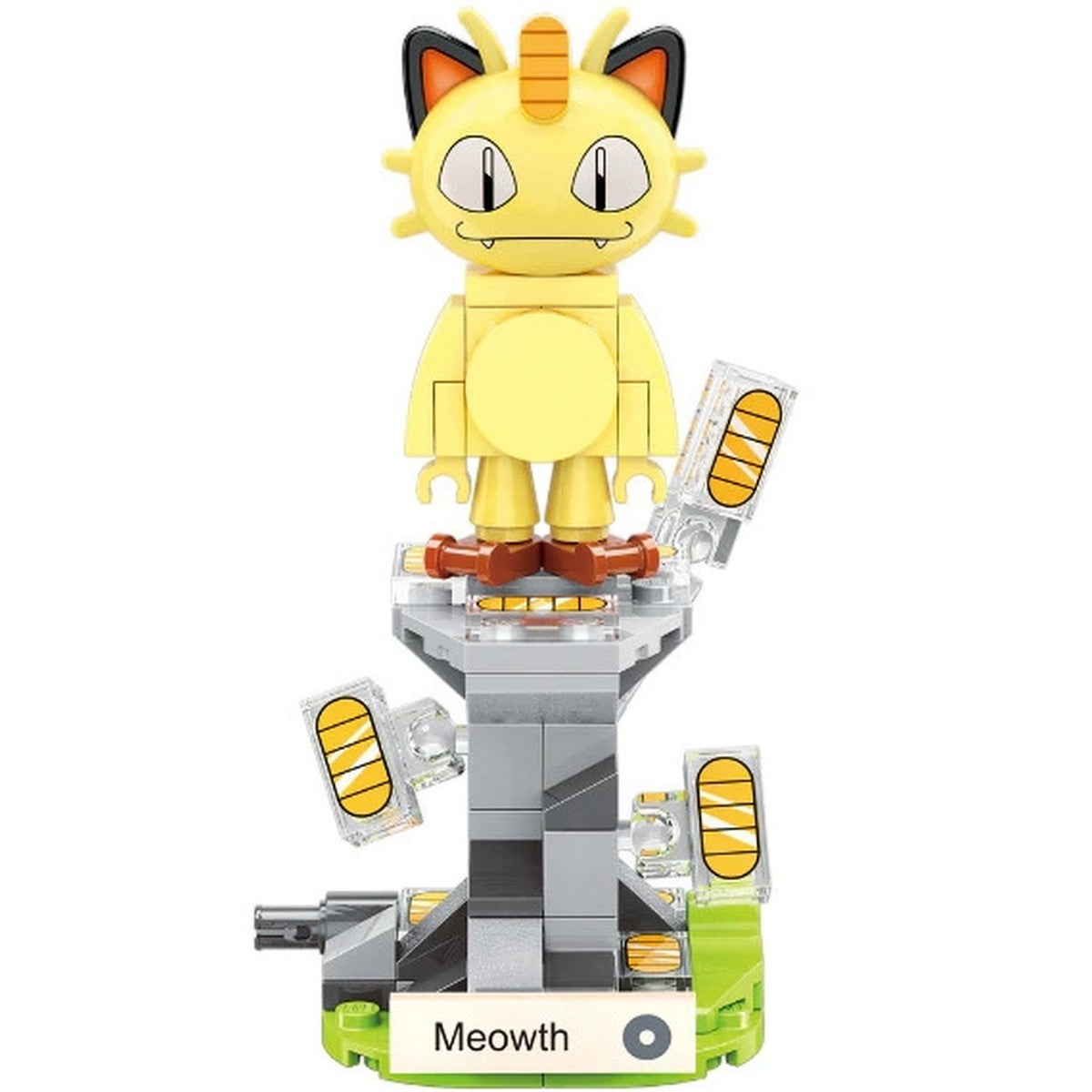 QMAN Keeppley B0103 Mini Meowth Poke Ball Pokemon Bricks Asia Balok Mainan