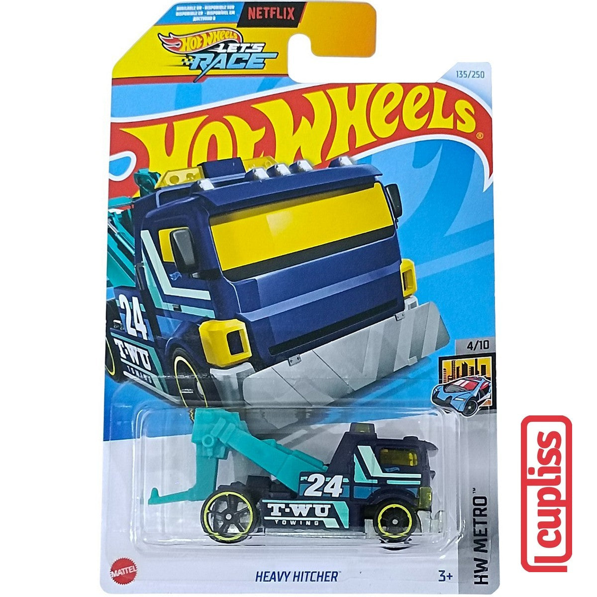 Hot Wheels HW Basic HTB16 Heavy Hitcher Lets Race Netflix Mattel Hotwheels
