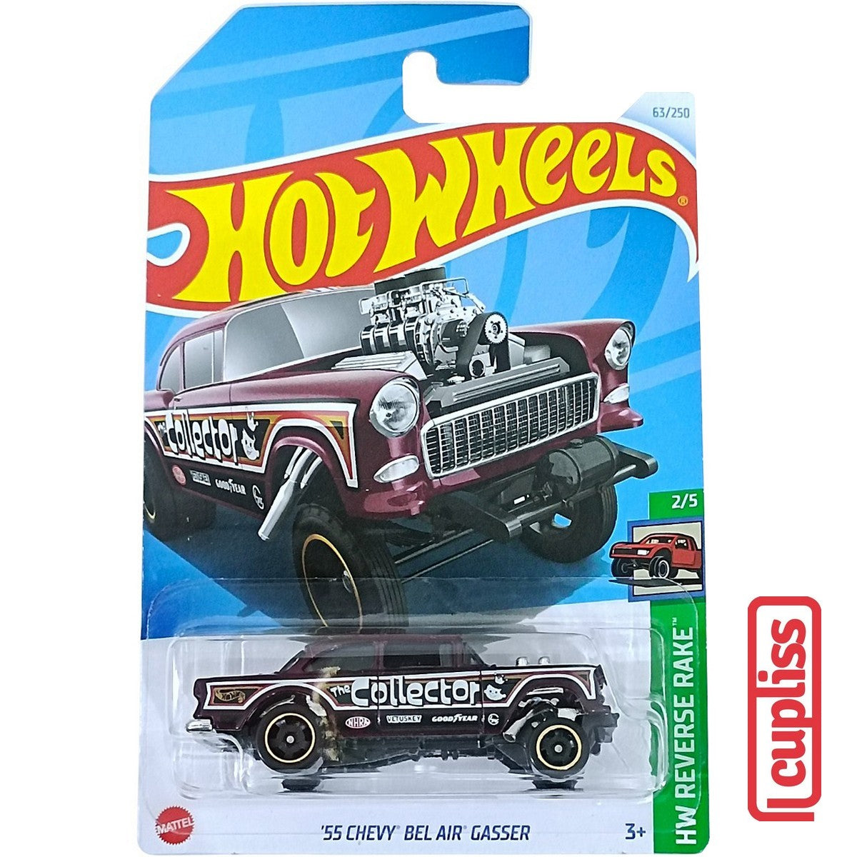 Hot Wheels HW Basic HTD02 55 Chevy Bel Air Gasser Mattel Hotwheels