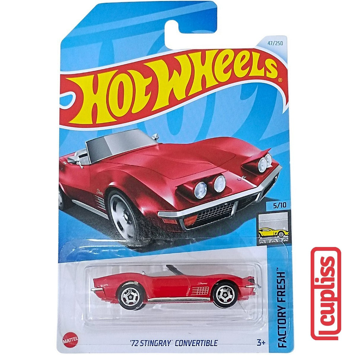 Hot Wheels HW Basic HTD09 72 Stingray Convertible Mattel Hotwheels