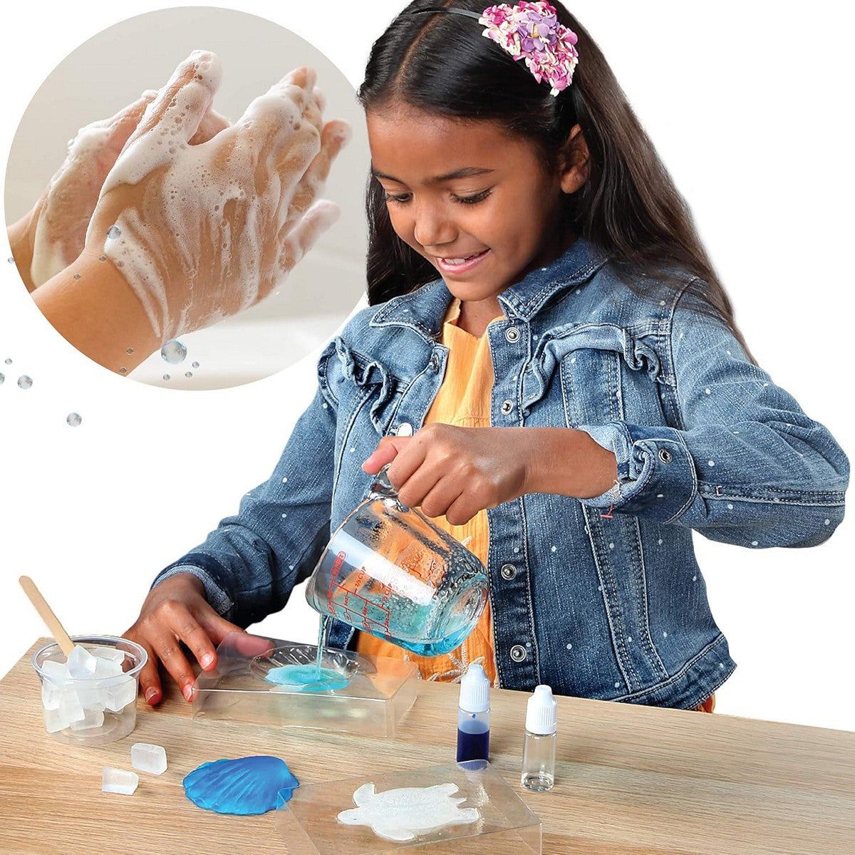 Discovery Mindblown 1423000891 DIY Soap Making Kit Mini Experiment Set STEM