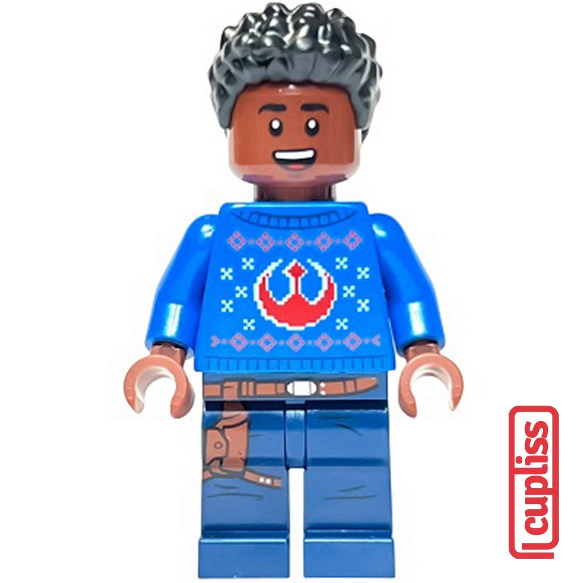 PART OUT LEGO SW1318 Star Wars Finn Holiday Sweater Minifigure Figure