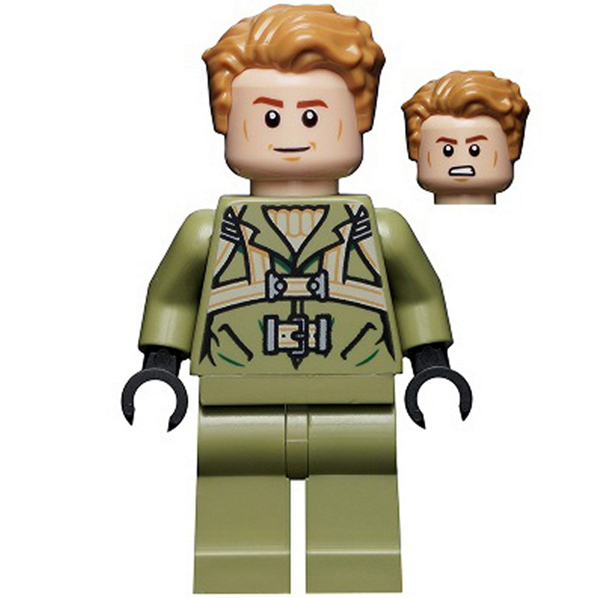 PART OUT LEGO SH0751 Superheroes Steve Rogers Minifigure Figure