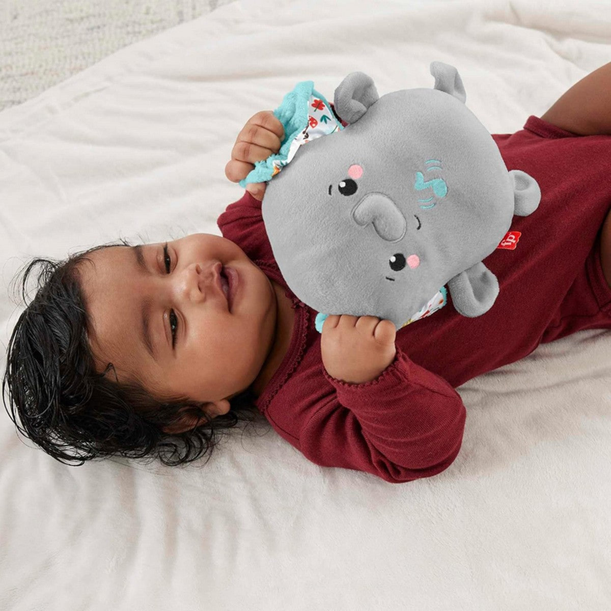 Fisher Price HML65 Boneka Gajah Calming Vibes Elephant Soother Mainan Bayi Anak