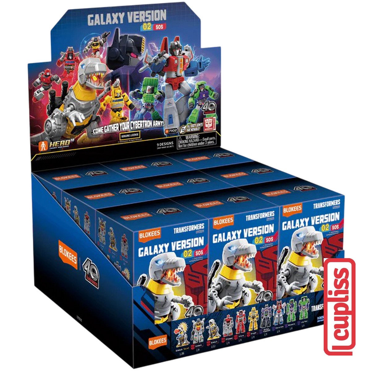 BLOKEES Figures Transformers 71102 Galaxy Version SOS 02 Hasbro Box Set