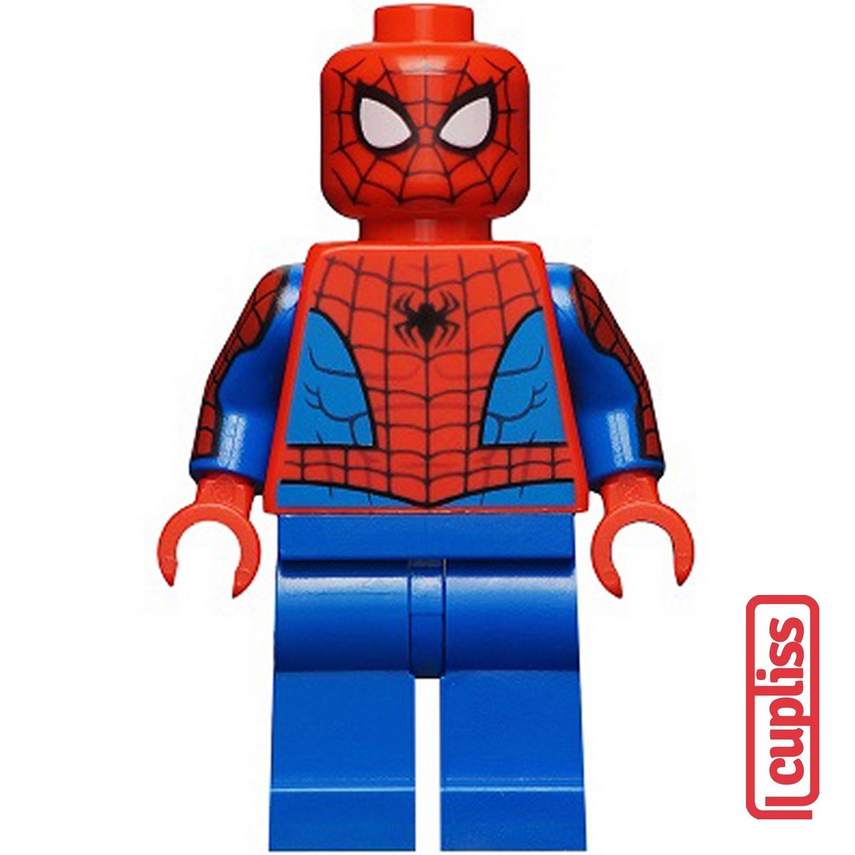 PART OUT LEGO SH0684 Superheroes Spider-Man Printed Blue Minifigure Figure