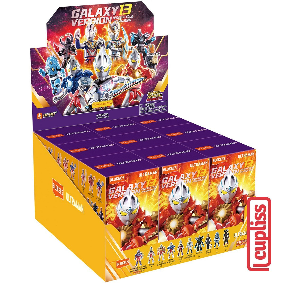BLOKEES 73113 Figure Ultraman GV-13 Galaxy Version 13 Unleash Your Imagination GV13 Box