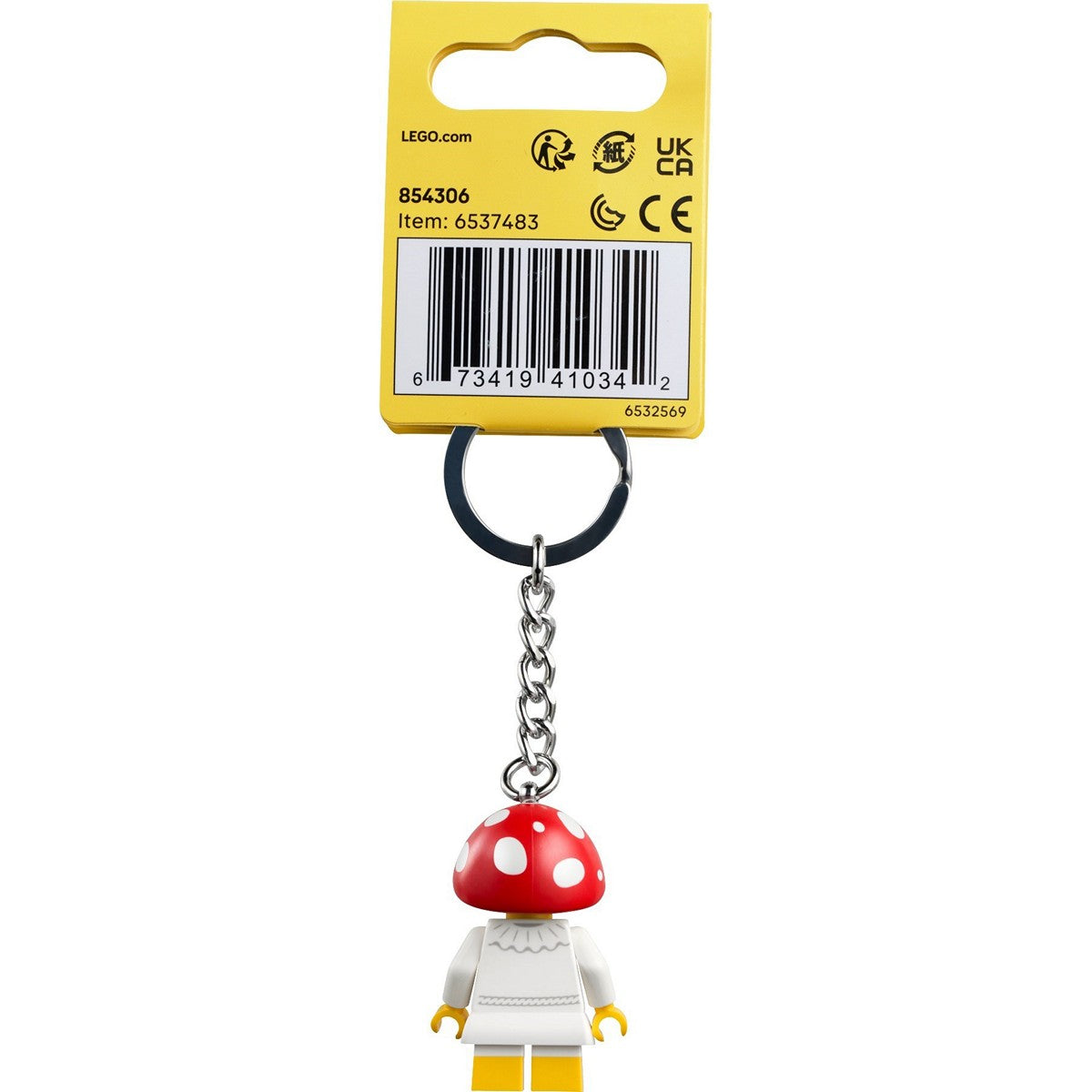 LEGO Keychain 854306 Mushroom Girl Key chain Minifigure