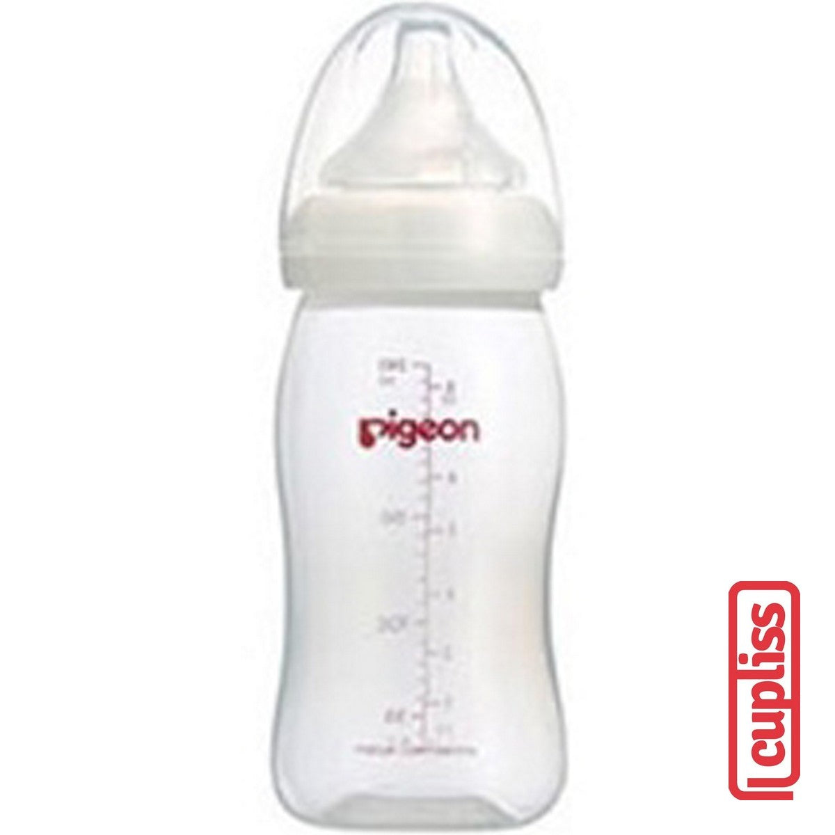 PIGEON Bottle PP WN Wide Neck 240 ml Botol Susu Gray Cap 240ml