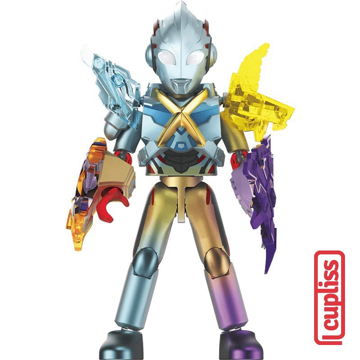 BLOKEES 73115 Figure Mini Ultraman GV-15 Galaxy Version 15 Hybrid Evolution GV15