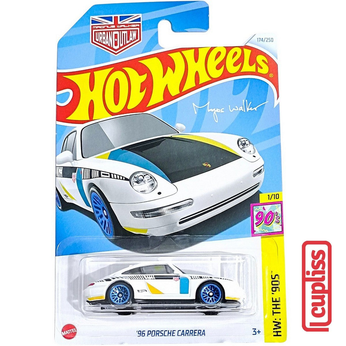 Hot Wheels HW Basic HTF01 96 Porsche Carrera Urban Outlaw Mattel Hotwheels