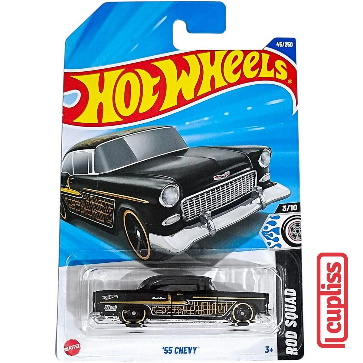 Hot Wheels HW Basic HYW96 55 Chevy Rod Squad Mattel Hotwheels