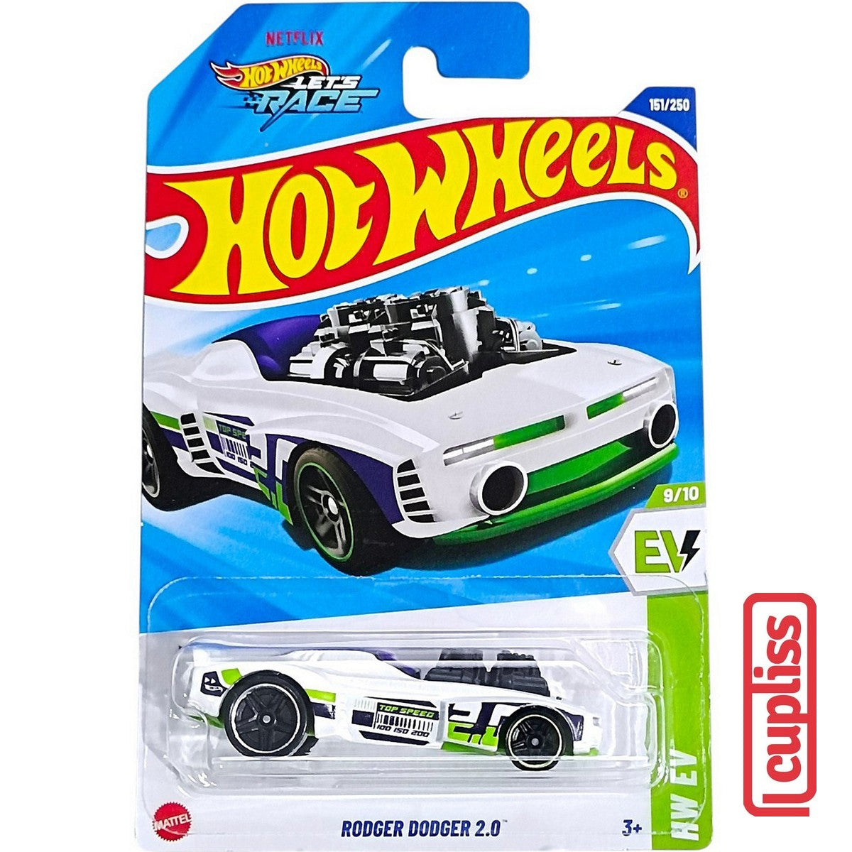 Hot Wheels HW Basic HYY86 Rodger Dodger 2.0 Lets Race Netflix Mattel Hotwheels