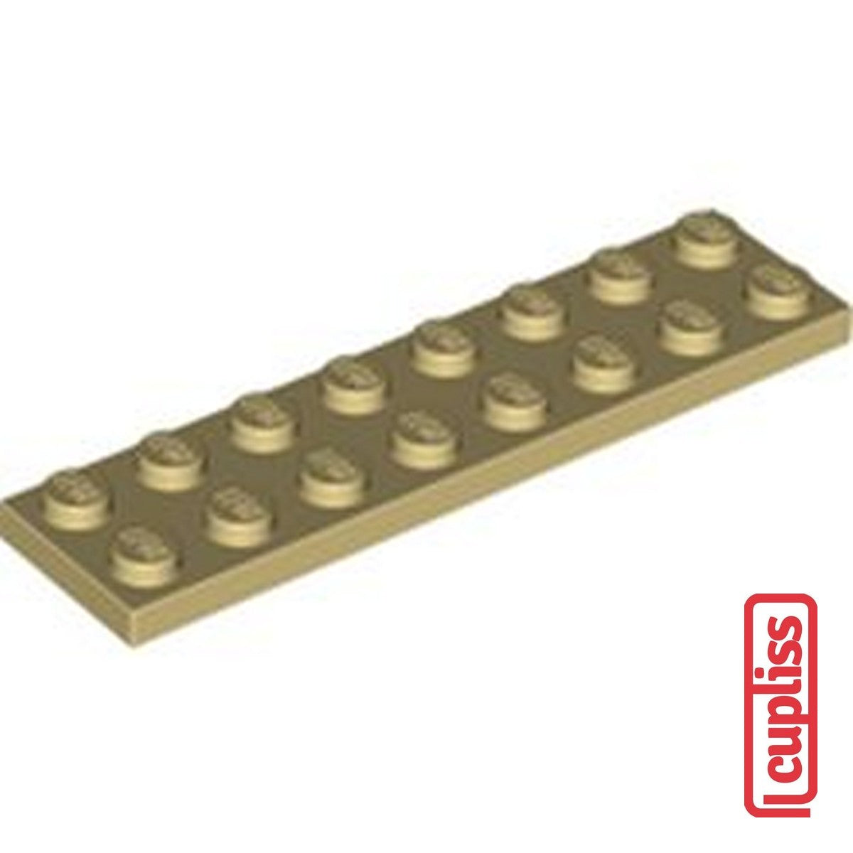 x1 LEGO Parts 4113988 Plate 2x8 Brick Yellow 3034