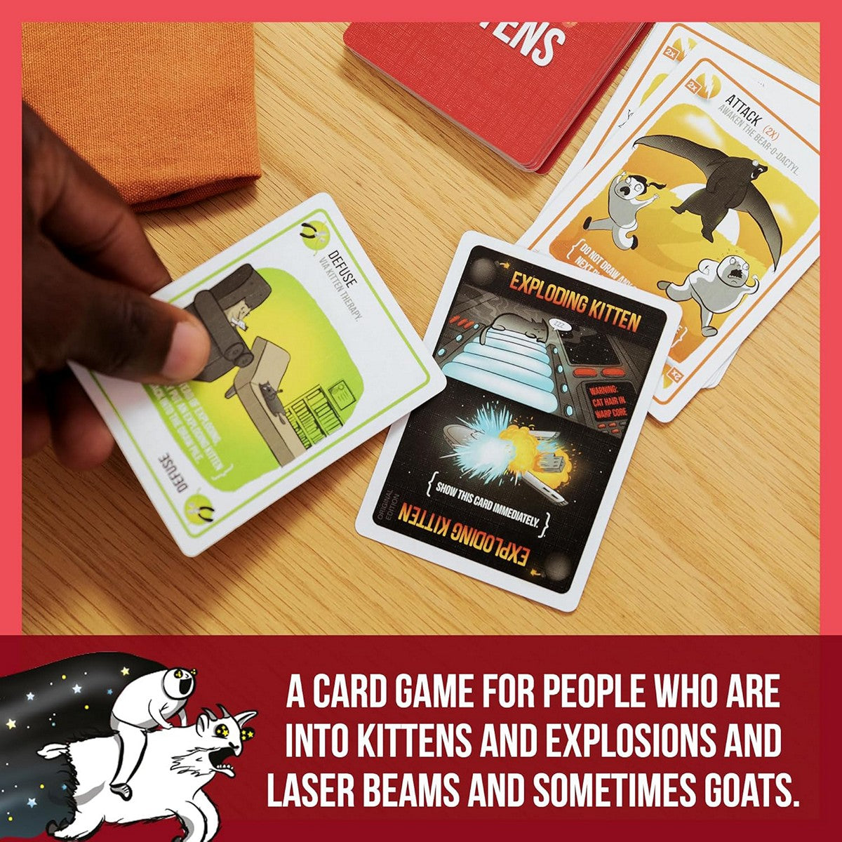 Exploding Kitten 10th Anniversary Years of Chaos Party Game Board Game Original Hobi Indonesia