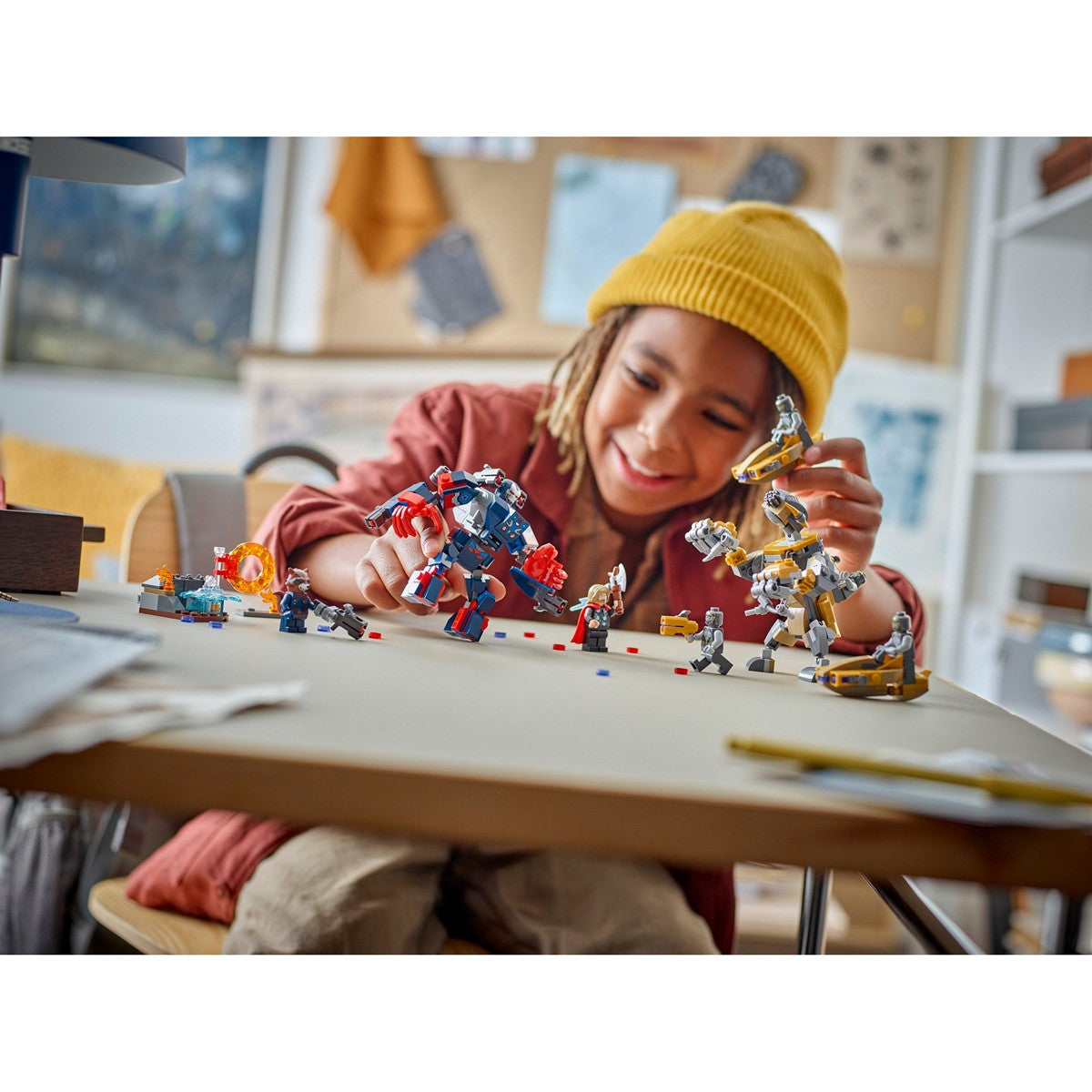 LEGO Superheroes 76322 Avengers Endgame Thor vs Chitauri Marvel