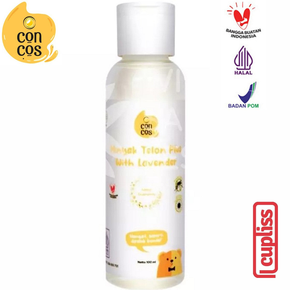 Concos Minyak Telon Plus With Lavender Aroma 100 ml 60 ml Baby Oil