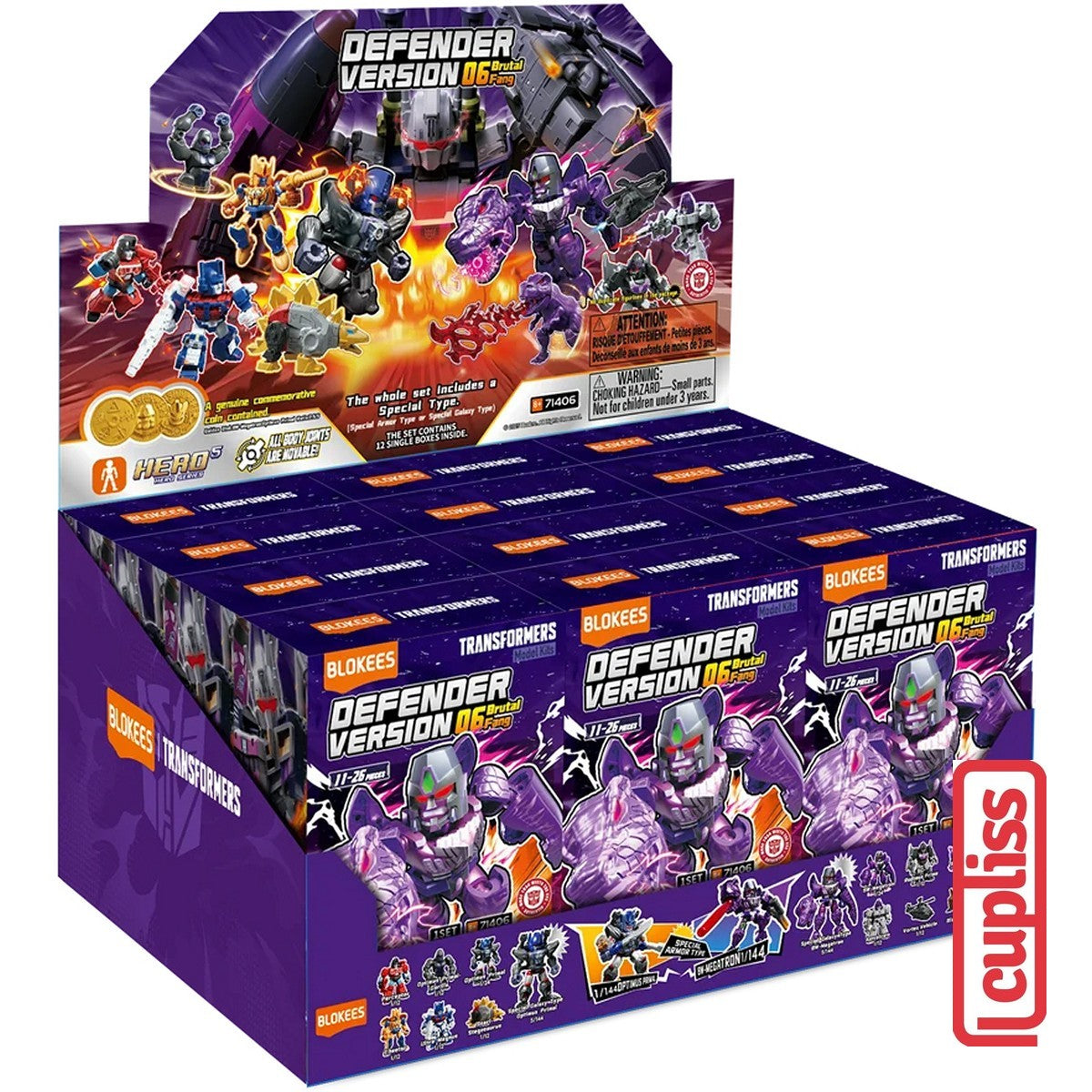 Box - BLOKEES Figure Transformers 71406 Defender Version 06 DV06 Brutal Fang
