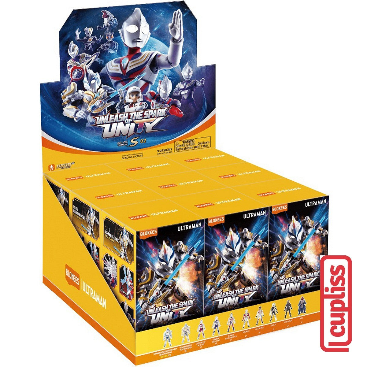 Box - BLOKEES Figure Ultraman GVS-02 73122 GV-15 Galaxy S Version 02 Unleash The Spark of Unity GVS02