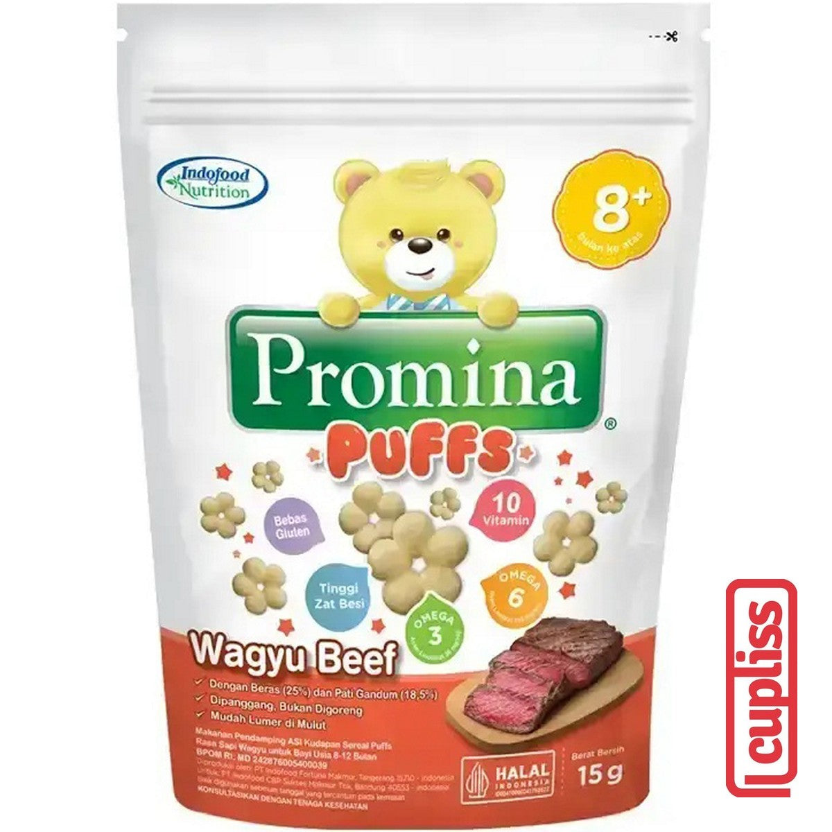 Promina Puffs 15gr Baby Snack Bayi MPASI 8 bulan Sehat