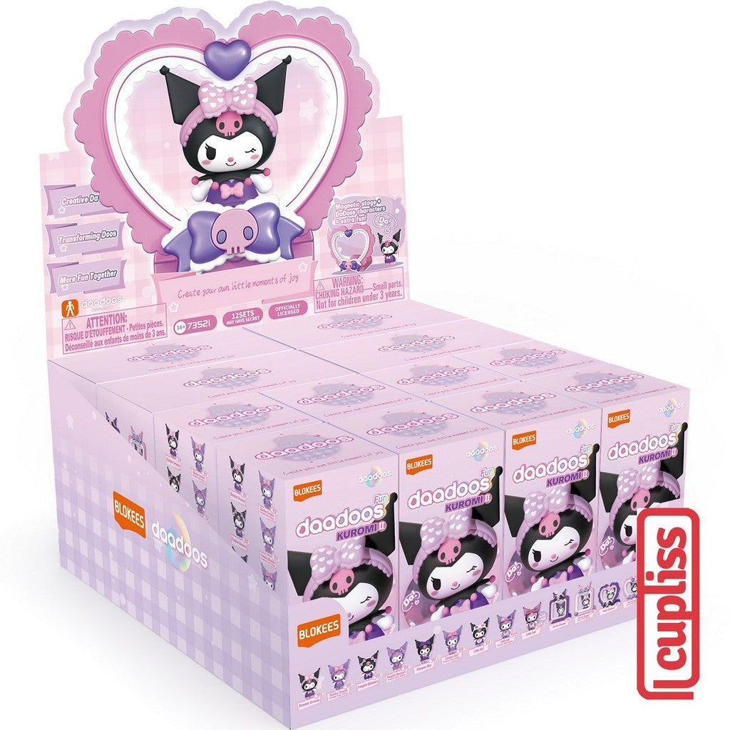 BOX - BLOKEES Figure Daadoos Sanrio Kuromi Fun Series 01 02 73520 73521