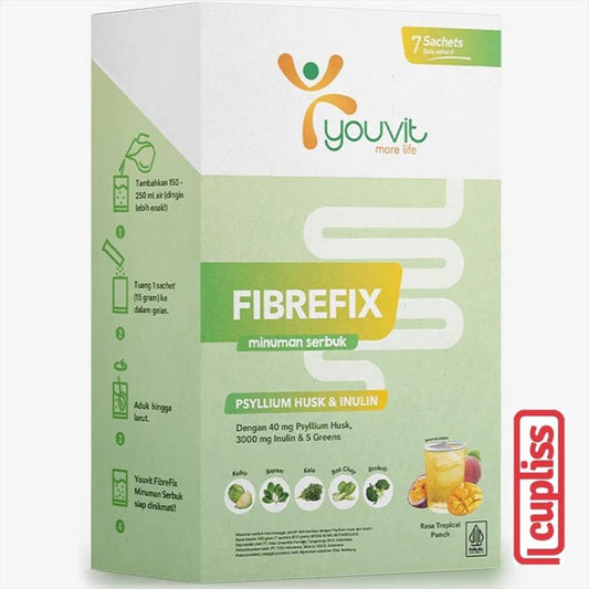 YOUVIT Powder Drink Fibrefix 7 Days Minuman Serbuk Fiber Konstipasi