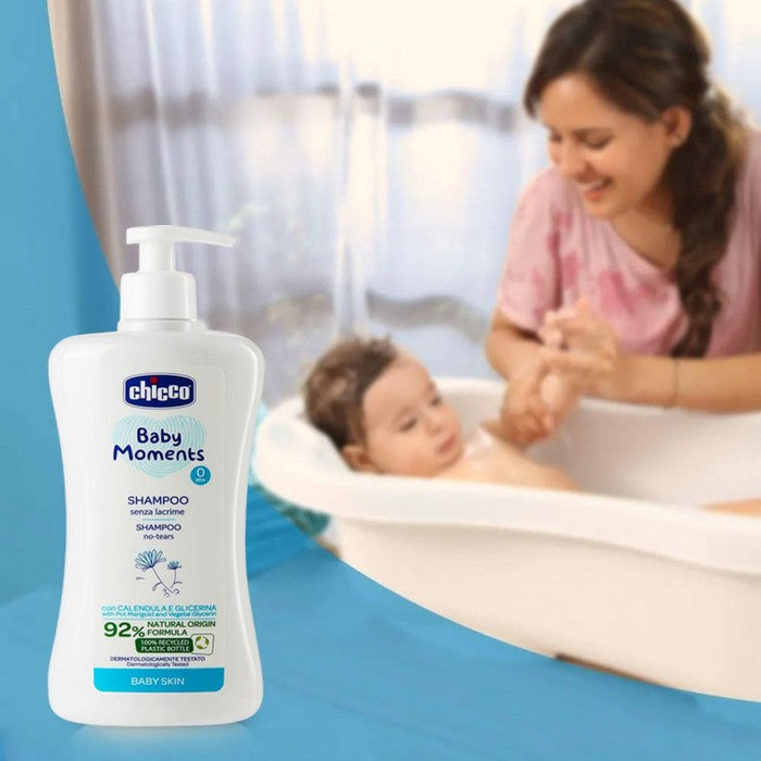 CHICCO Baby Moments Shampoo Baby Skin 500ml Shampo Bayi 500 ml G5676