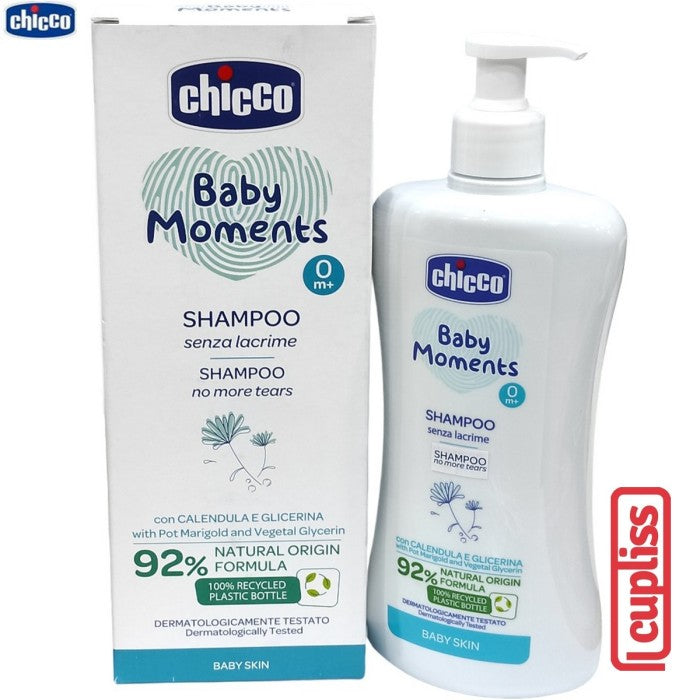 CHICCO Baby Moments Shampoo Baby Skin 500ml Shampo Bayi 500 ml G5676