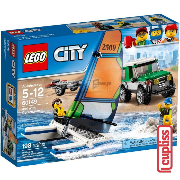 Lego City 60149 4x4 with Catamaran