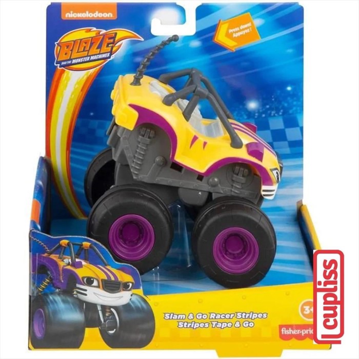 Fisher Price Nickelodeon CGK22 Blaze Slame n Go Racer Stripes