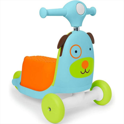 Skip Hop Zoo Ride On 3in1 822910 Dog SkipHop Scooter Anak