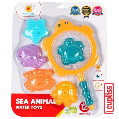IQANGEL Sea Animal Water Toys IQ0229 Mainan Air Mandi Bayi IQ Angel